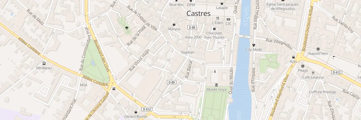 Plan du 4 Rue Jacques Limouzy à Castres
