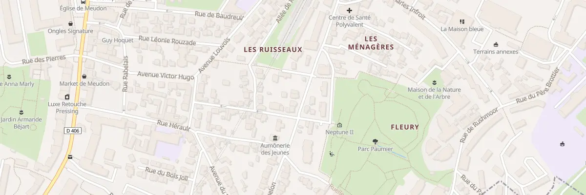 Plan du 4 Rue d’Arthelon à Meudon