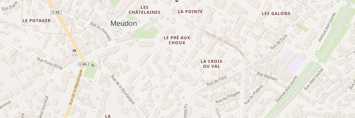 Plan du 24 Rue Jean Brunet à Meudon