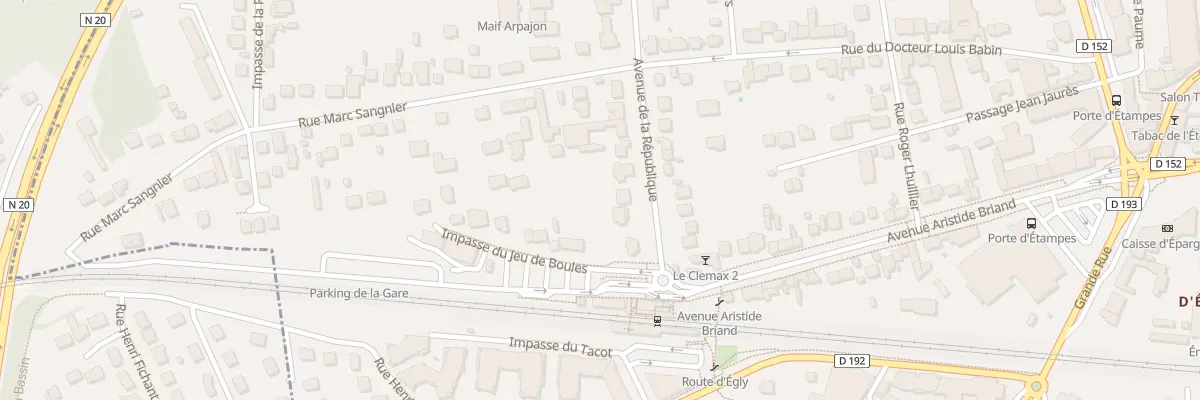 Plan du 3 Av de la République à Arpajon