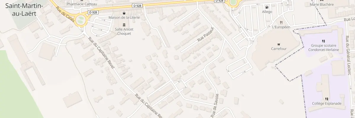 Plan du 25 Rue Pasteur à Saint-Martin-lez-Tatinghem