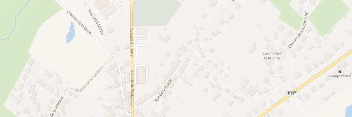 Plan du 29 Rue de la Ruade à Gouzon