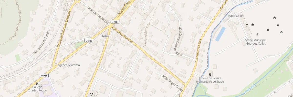 Plan du 21 Rue Lazare Hoche à Palaiseau
