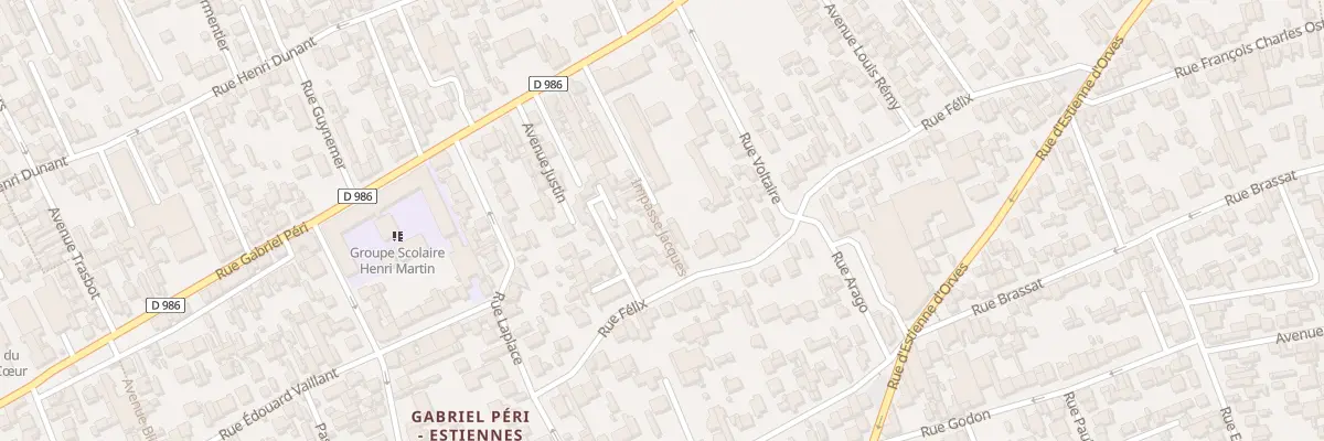 Plan du 96 Rue Félix à Colombes