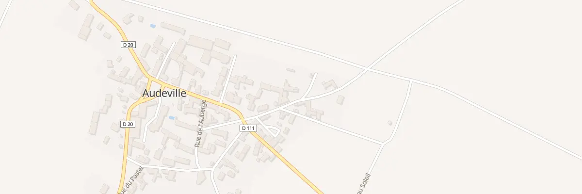 Plan du 5 Rue Alfred de Vigny à Audeville