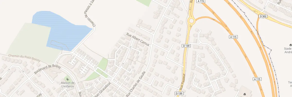 Plan du 119 Rue Charles de Gaulle au Plessis-Bouchard
