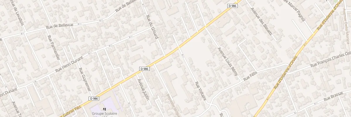 Plan du 257 Rue Gabriel Péri à Colombes