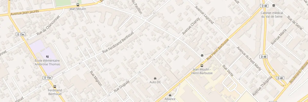 Plan du 8 Rue Duguay à Argenteuil