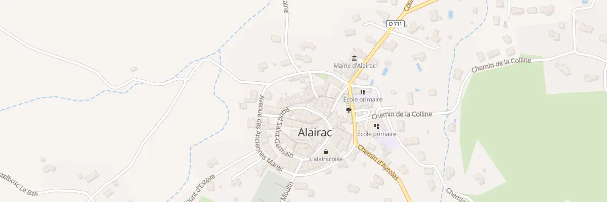 Plan du 51 Le Village à Alairac