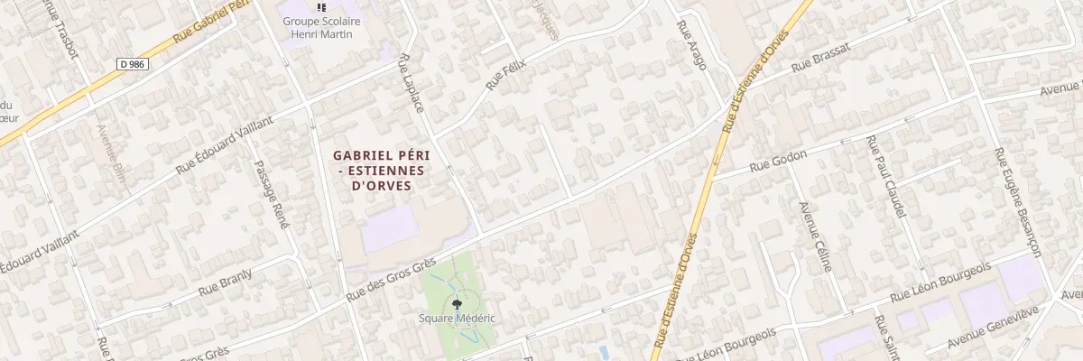 Plan du 52 Rue des Gros Grès à Colombes