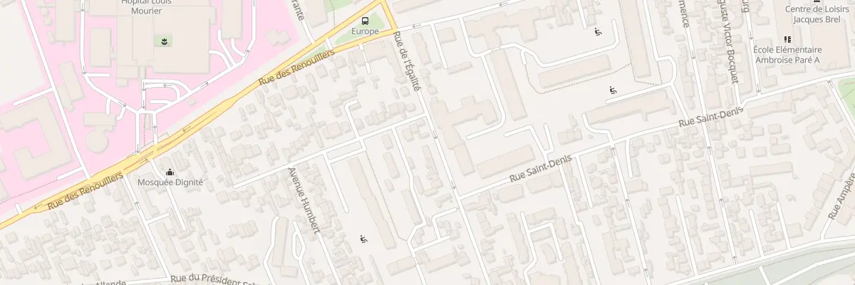 Plan du 47 Rue de l’Egalité à Colombes