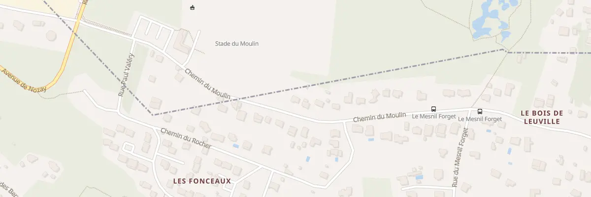 Plan du 13 Che du Moulin à Marcoussis
