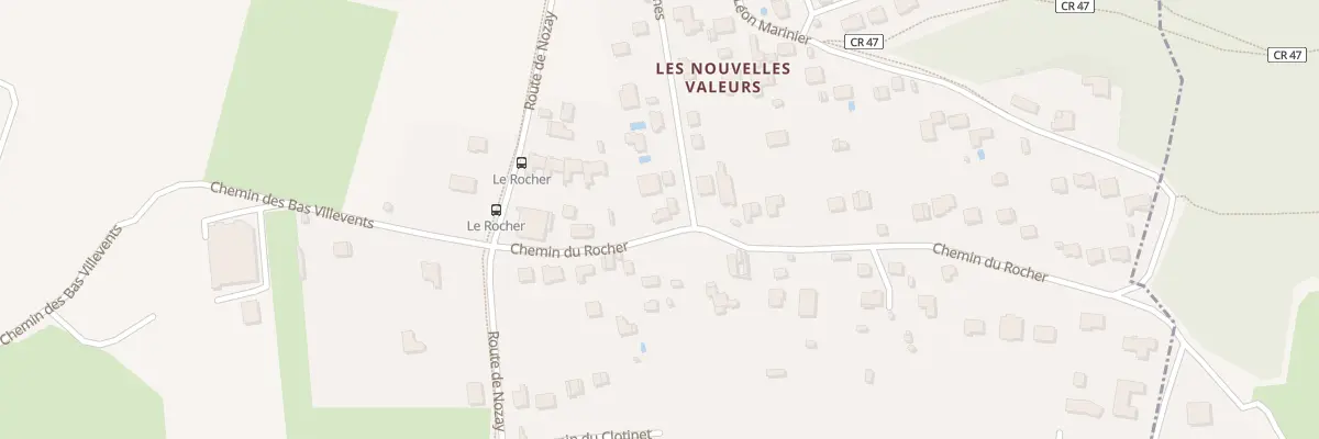 Plan du 7B Che du Rocher à Villejust
