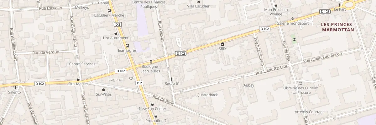 Plan du 113 Rue du Château à Boulogne-Billancourt