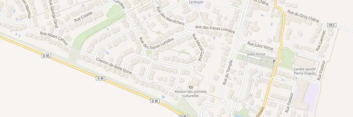 Plan du 11 Rue Marcel Carné à Nozay