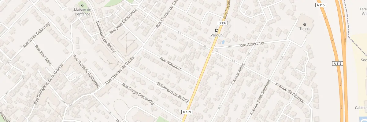 Plan du 11 Rue de Nieuport au Plessis-Bouchard