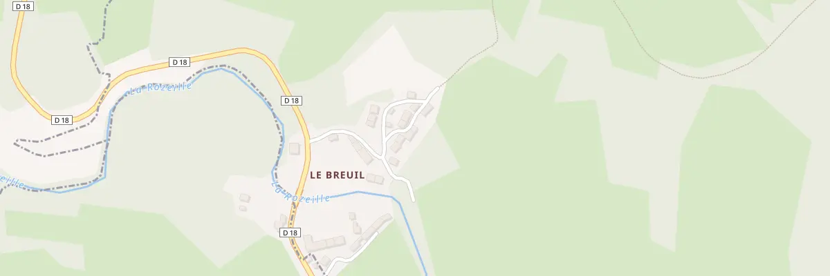 Plan du 15 Le Breuil à Néoux