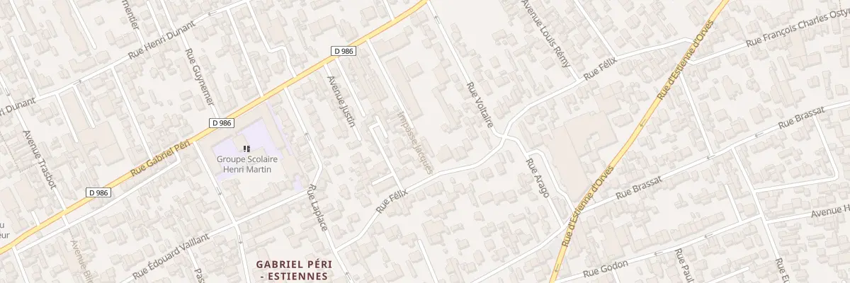 Plan du 90 Rue Félix à Colombes