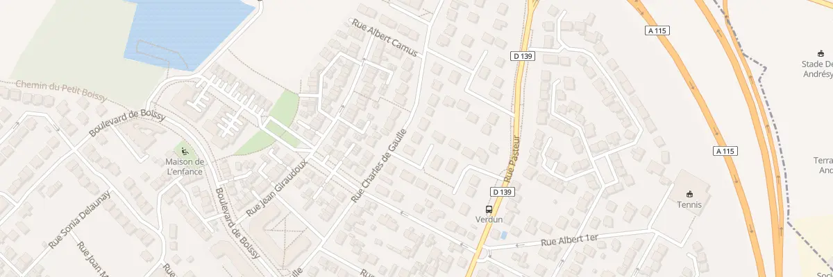 Plan du 60 Rue Charles de Gaulle au Plessis-Bouchard