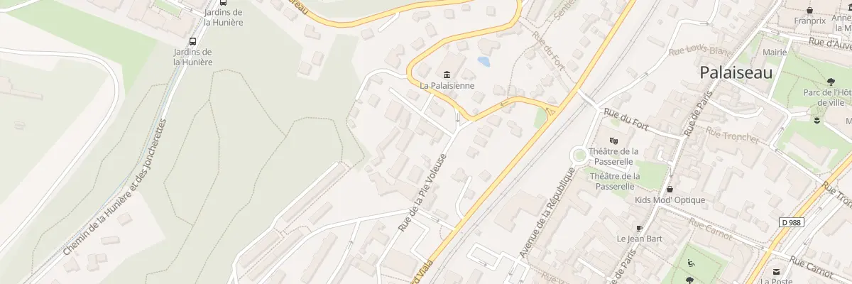 Plan du 1 Imp de la Terrasse à Palaiseau