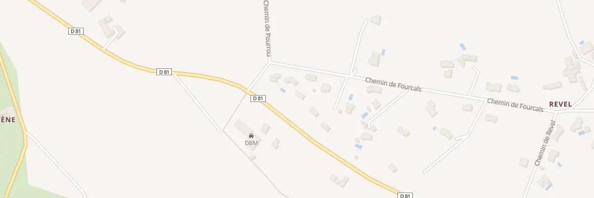 Plan du 83 Rte de Teillet à Fréjairolles