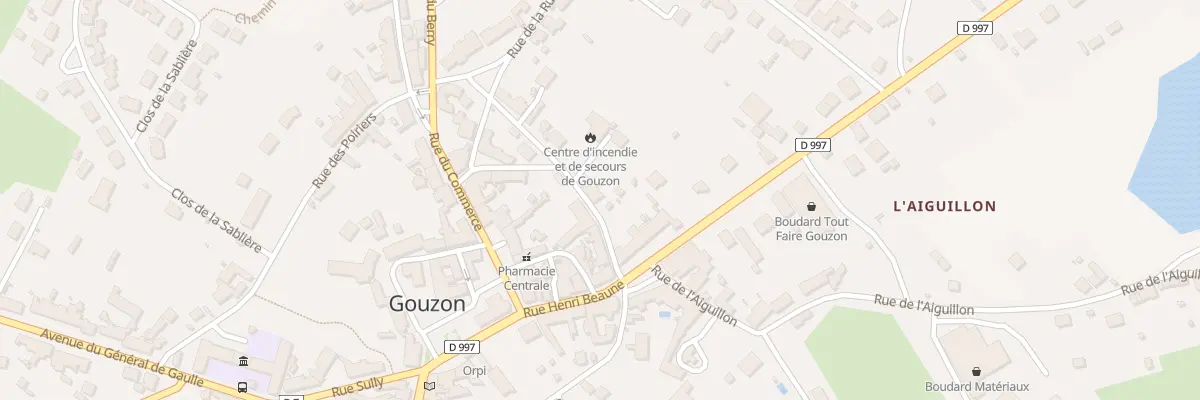 Plan du 4 Rue Basse à Gouzon