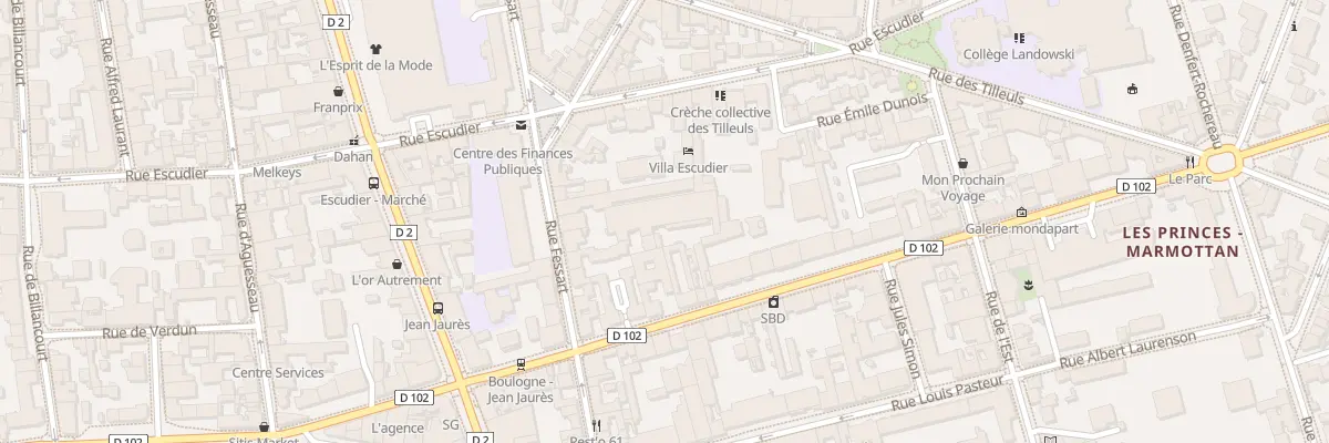 Plan du 43 Rue Fessart à Boulogne-Billancourt