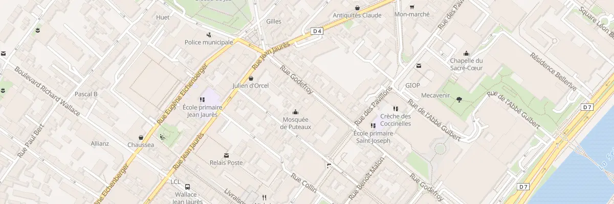 Plan du 31 Rue Godefroy à Puteaux