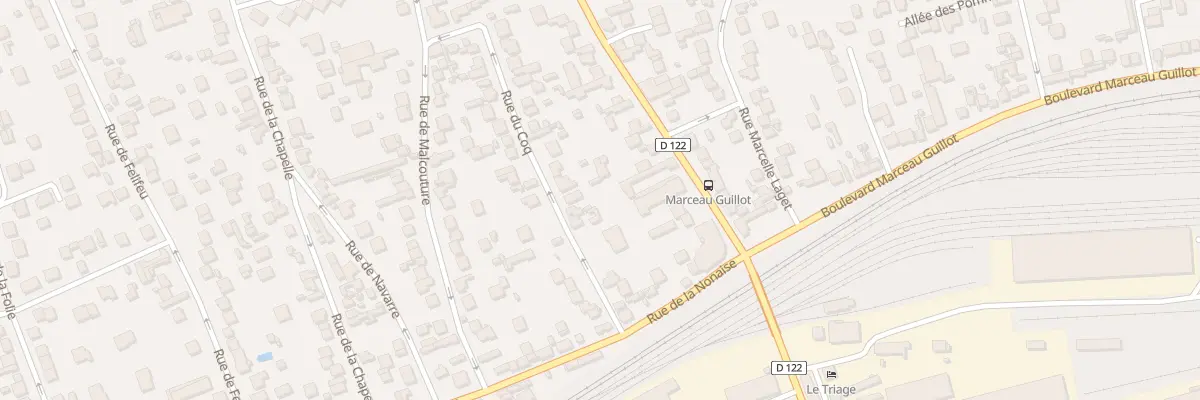 Plan du 22 Rue du Coq à Argenteuil