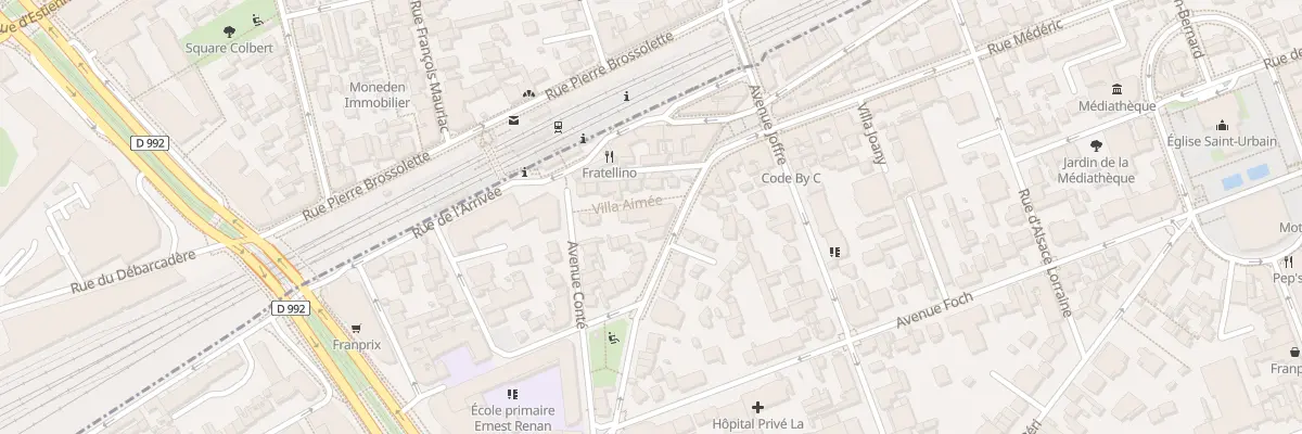 Plan du 10 Rue Dumont d’Urville à La Garenne-Colombes