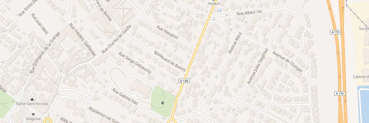 Plan du 2 Bd de Boissy au Plessis-Bouchard