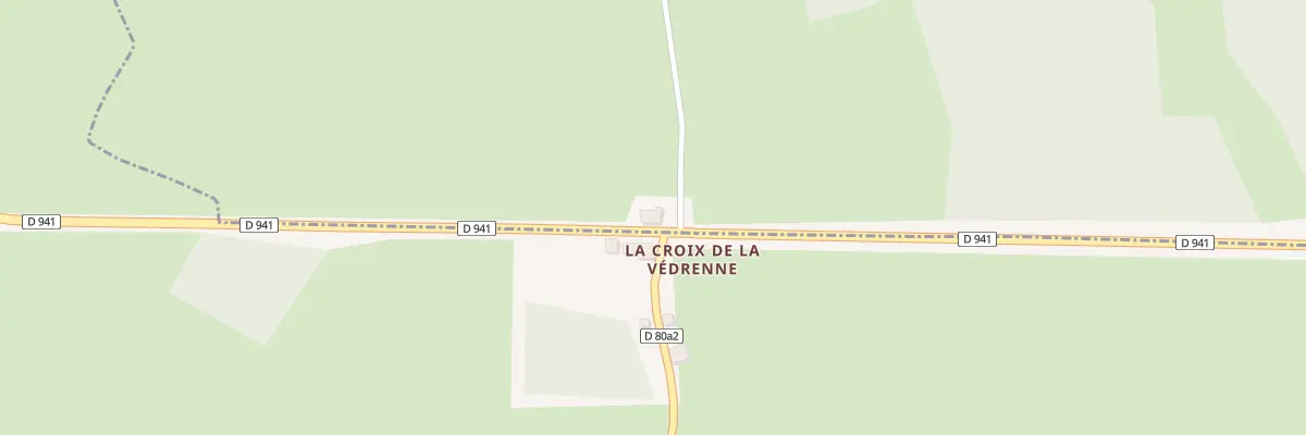 Plan du 1 La Vedrenne à Saint-Alpinien