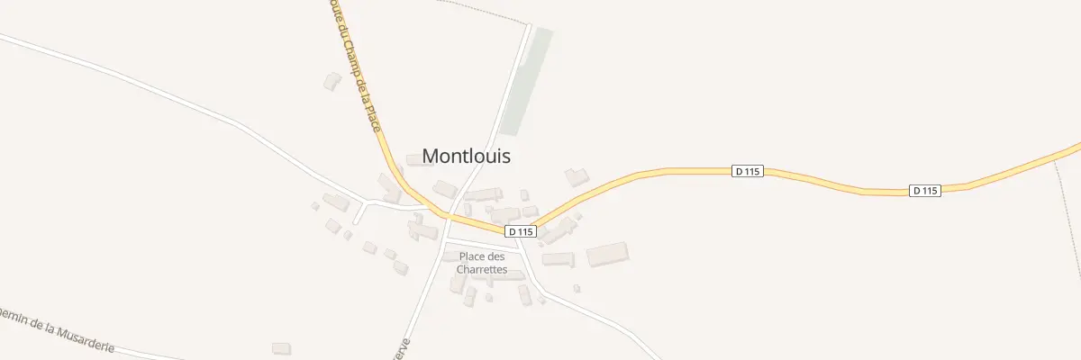 Plan du 9 Bourg de Montlouis à Montlouis