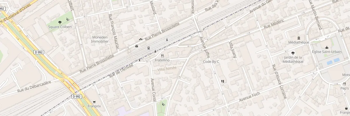 Plan du 6 Rue Dumont d’Urville à La Garenne-Colombes