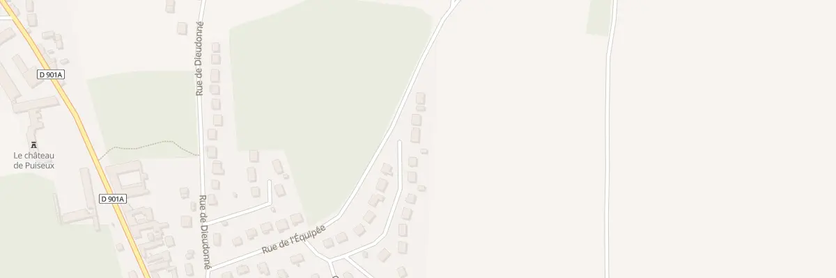 Plan du 3 Res Beauregard Rue Yvon Viet à Puiseux-le-Hauberger