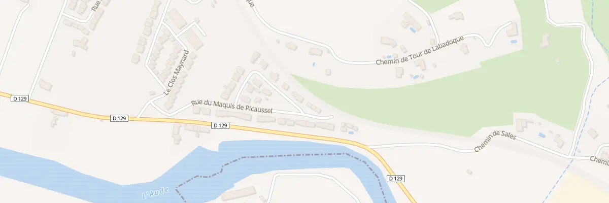 Plan du 46 Rue du Maquis de Picaussel à Limoux