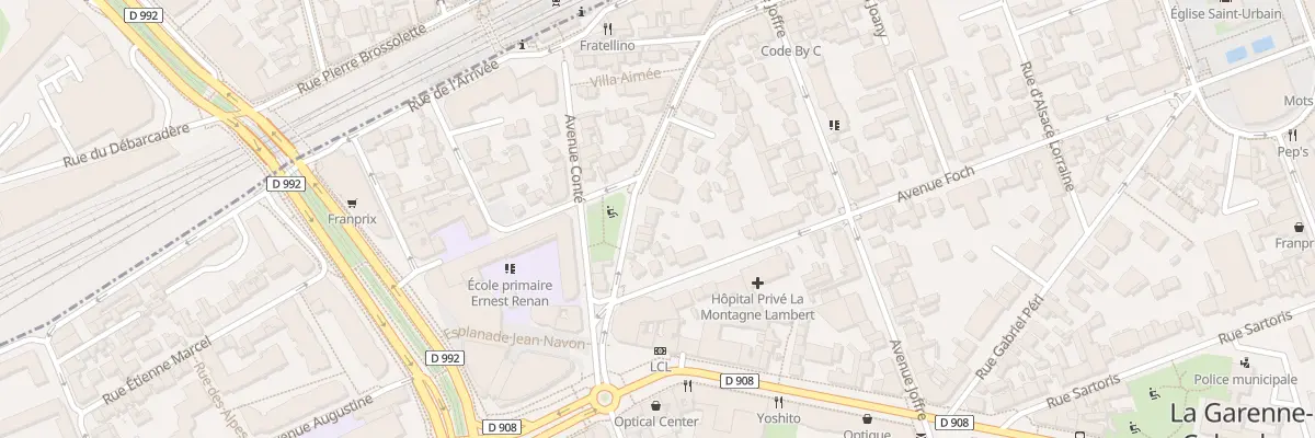 Plan du 9 Rue Dumont d’Urville à La Garenne-Colombes