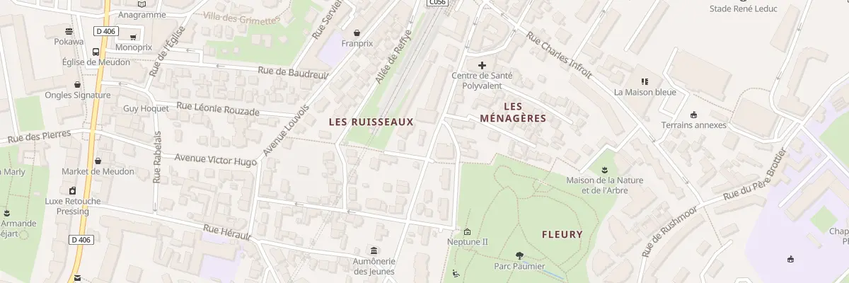 Plan du 98 Rue Henri Barbusse à Meudon
