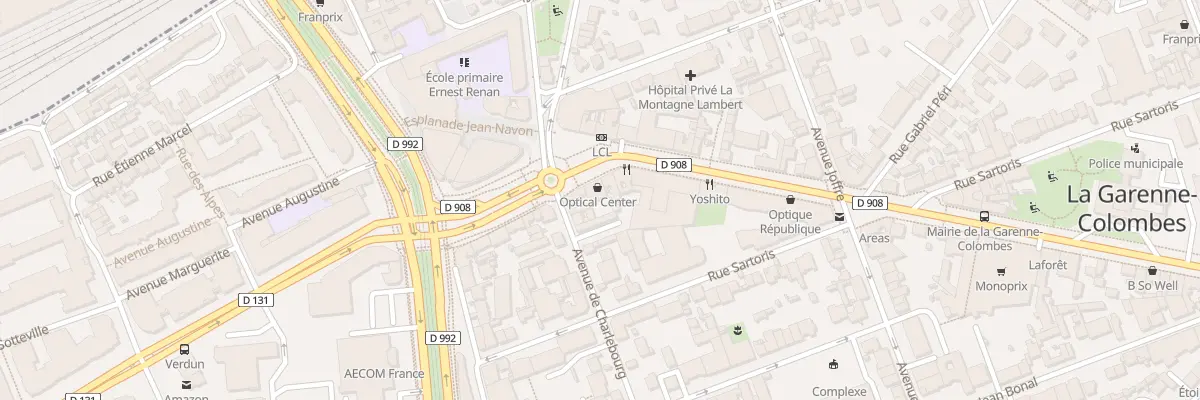 Plan du 3 Pl de Belgique à La Garenne-Colombes