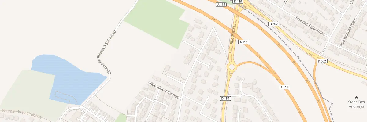 Plan du 125 Rue Charles de Gaulle au Plessis-Bouchard