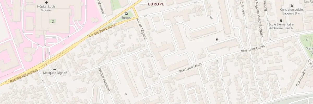 Plan du 42 Rue de l’Egalité à Colombes
