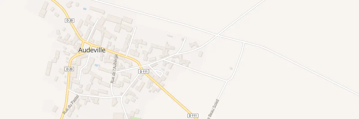 Plan du 4 Rue Alfred de Vigny à Audeville
