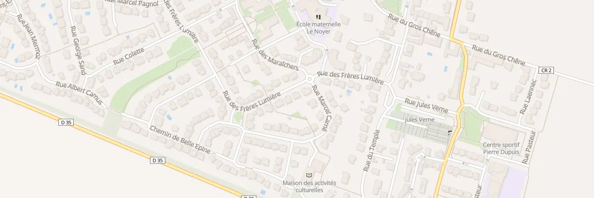 Plan du 14 Rue des Frères Lumière à Nozay