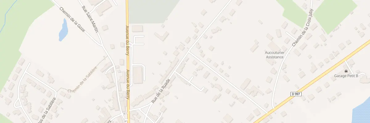 Plan du 18 Rue de la Ruade à Gouzon