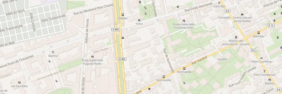 Plan du 62 Bd Mission Marchand à Courbevoie
