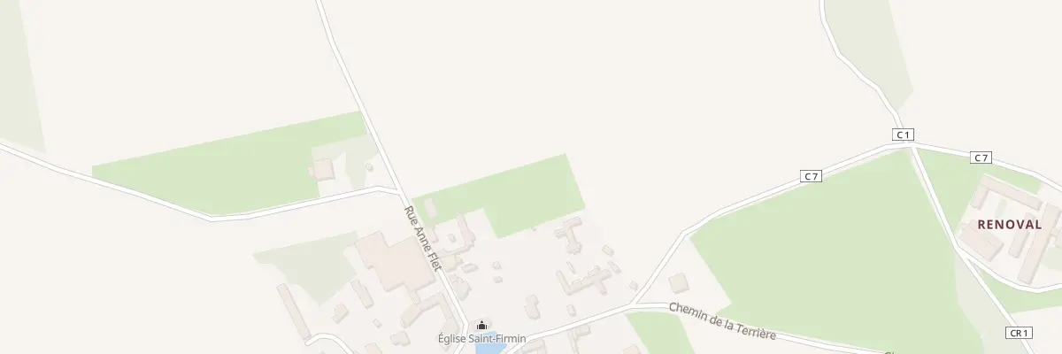 Plan du 6B Rue Anne Flet à Vaux-en-Amiénois