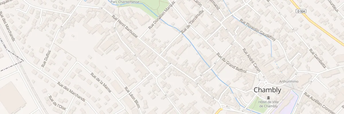 Plan du 250 Rue Henri Barbusse à Chambly