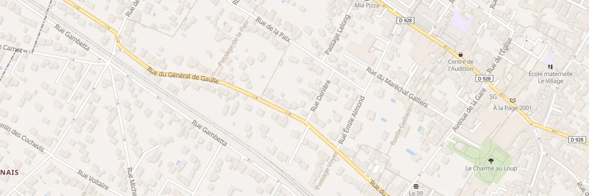 Plan du 118 Rue du Général de Gaulle à Saint-Leu-la-Forêt