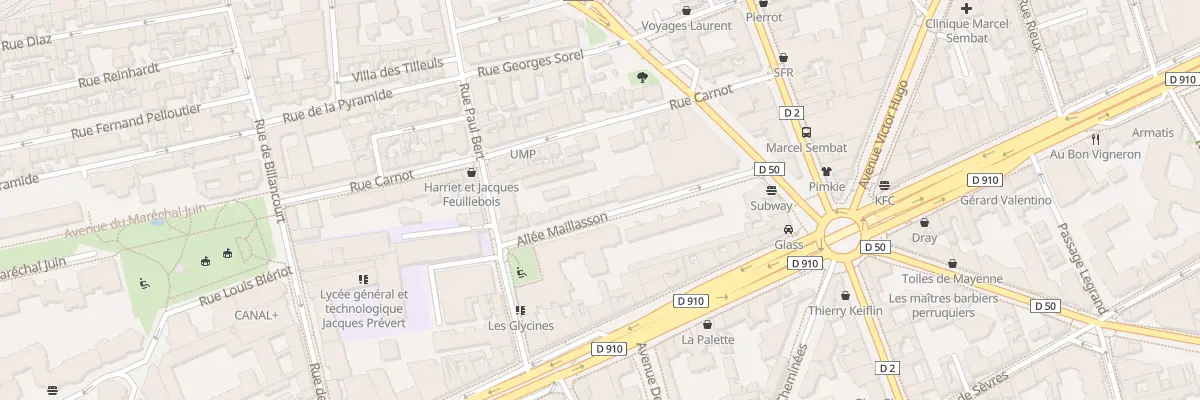 Plan du 15 All Maillasson à Boulogne-Billancourt