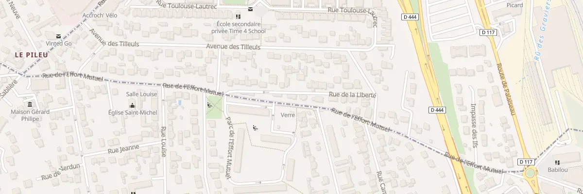 Plan du 42 Rue de l’Effort Mutuel à Massy
